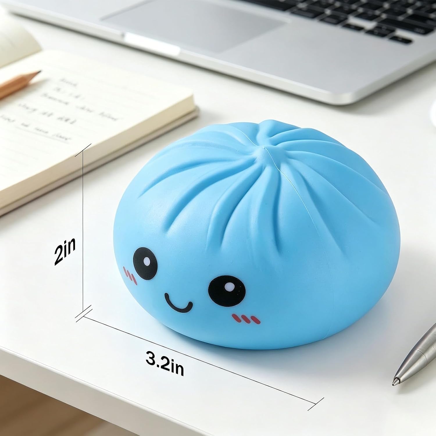 Colorful Dumpling Squishies Mystery Box - Fun Stress Balls & Fidget Sensory Toys for Desk - Perfect Stocking Stuffers!