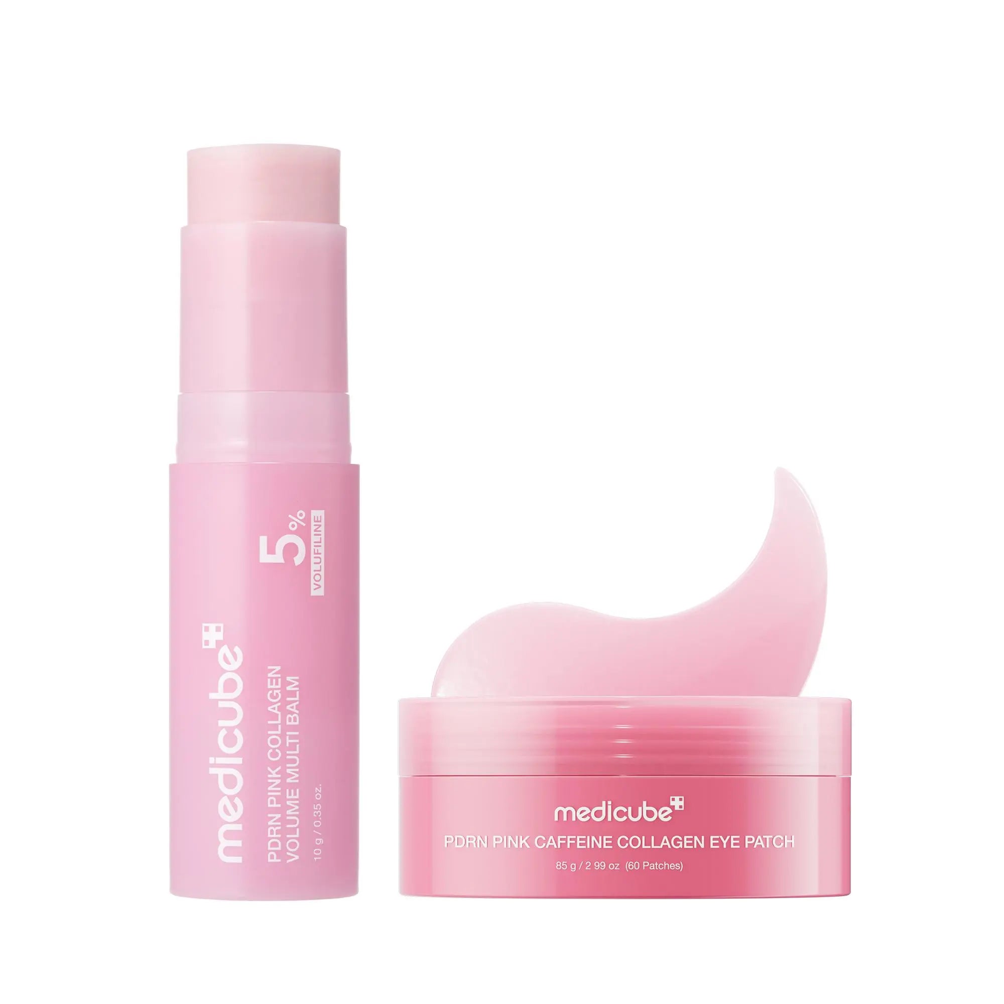 Medicube PDRN Pink Collagen Volume Multi Balm - All-in-One Anti-Aging Solution for Youthful Skin, Fine Lines, and Lip Care - Korean Skincare Must-Have!