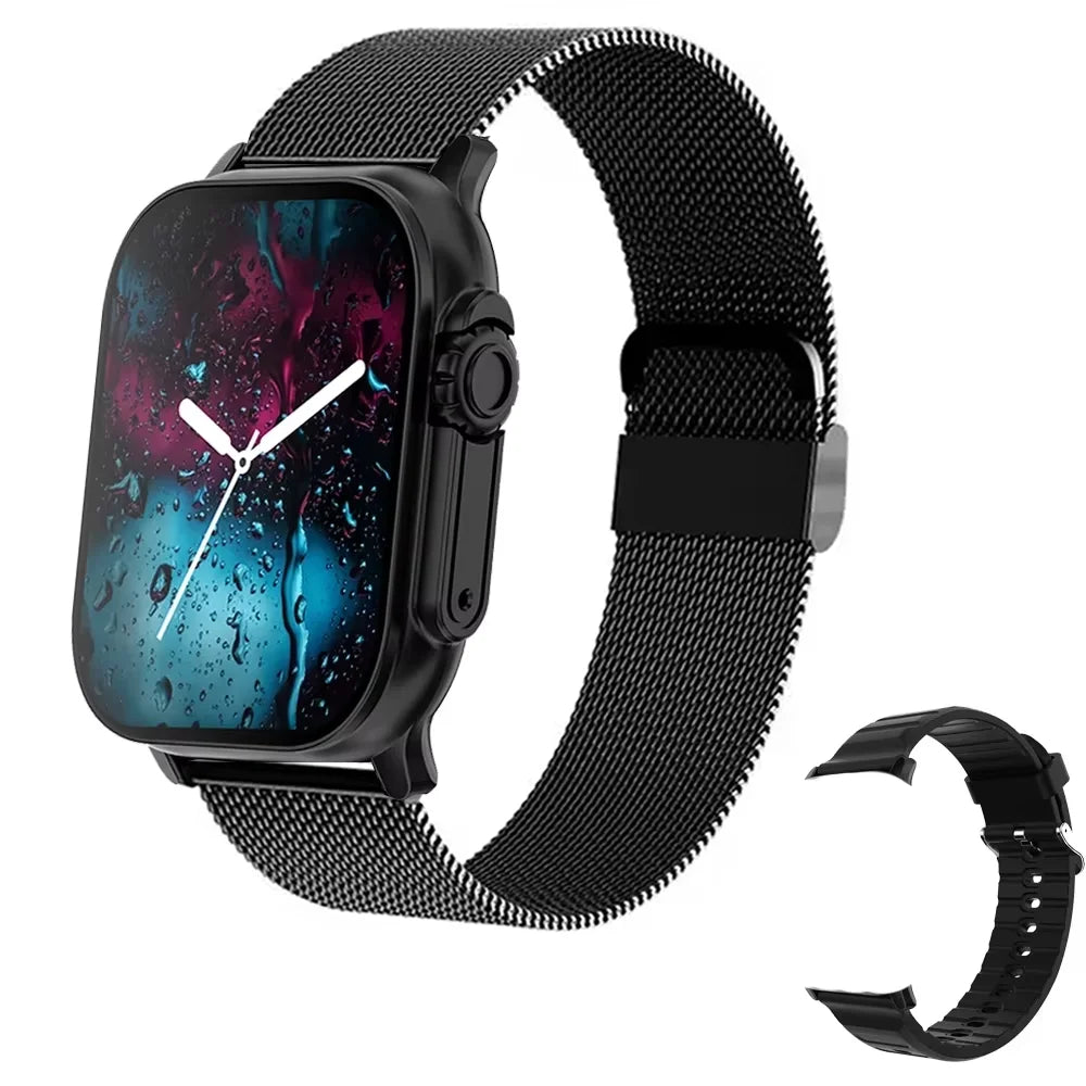 Revolutionary Smartwatch: Bluetooth Calling, Message Alerts, Heart Rate Monitor - Perfect for Android & iOS Users!