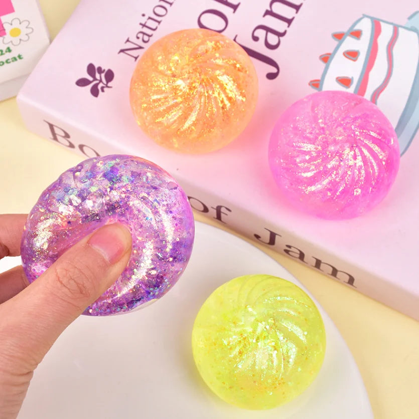 12-Pack Giant Dumpling Squishy Set - Ultra-Soft Squishies with Steamer Box Original