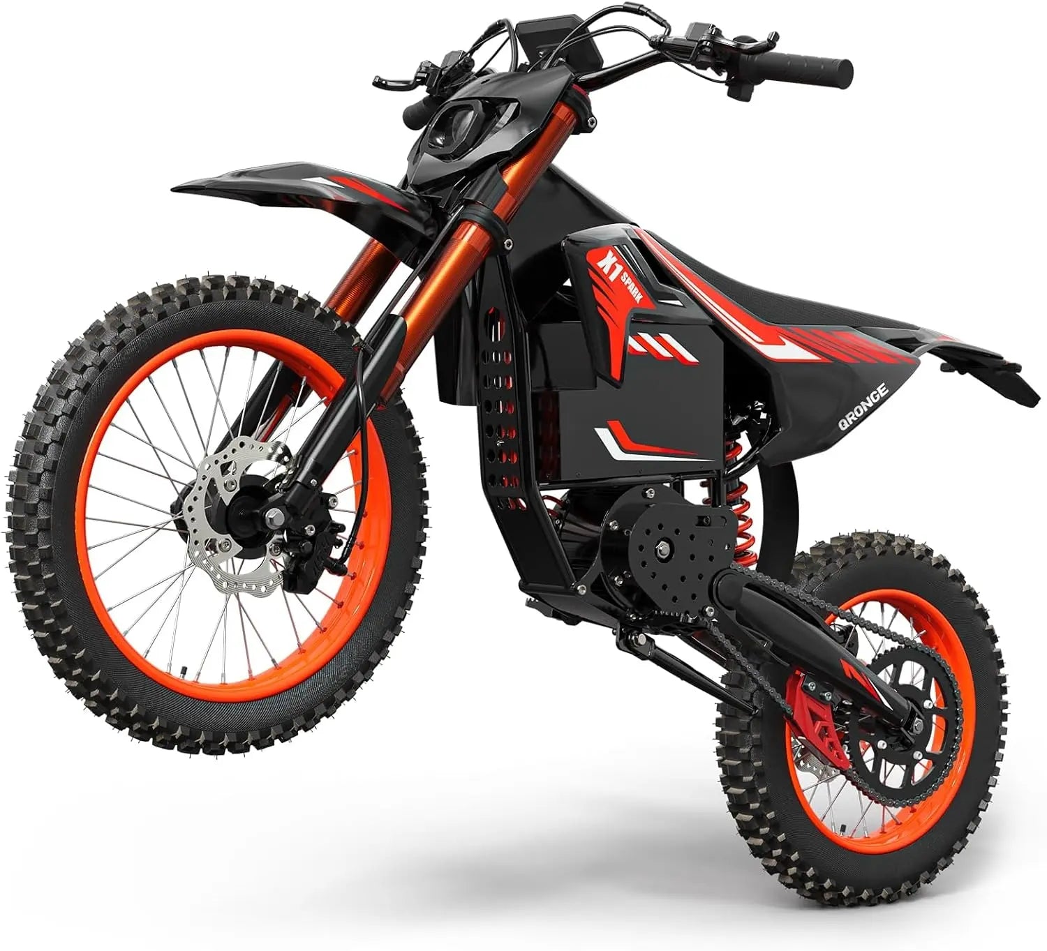 Qronge Spark X1 Electric Bike - Conquer Any Terrain with 4500W Power, 283 Nm Torque, and Long-Lasting 60V Battery!