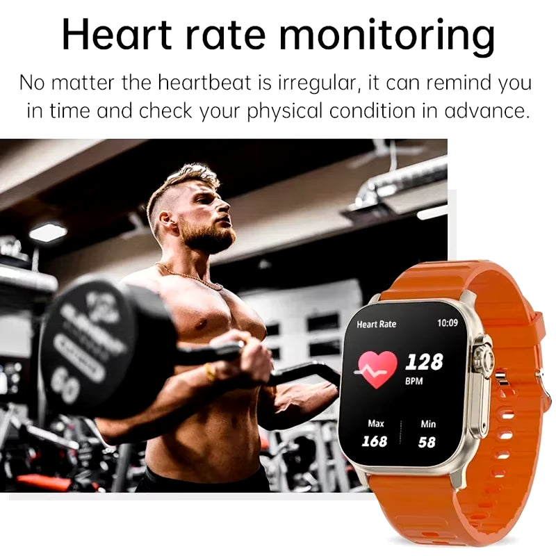 Revolutionary Smartwatch: Bluetooth Calling, Message Alerts, Heart Rate Monitor - Perfect for Android & iOS Users!