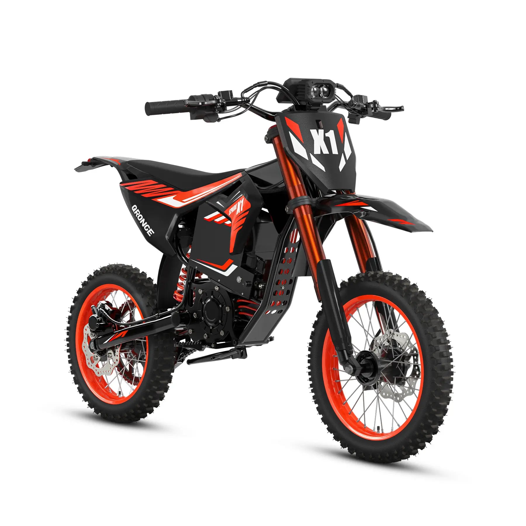 Qronge Spark X1 Electric Bike - Conquer Any Terrain with 4500W Power, 283 Nm Torque, and Long-Lasting 60V Battery!